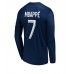 Cheap Paris Saint-Germain Kylian Mbappe #7 Home Football Shirt 2022-23 Long Sleeve